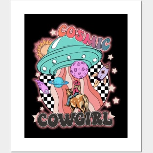 Cosmic Cowgirl Posters and Art